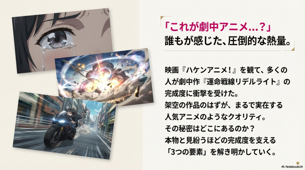 監督の大塚隆史が表現する躍動感溢れる演出