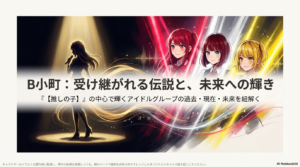 推しの子のびーこまち徹底解説!メンバー実写や歌の魅力を紹介