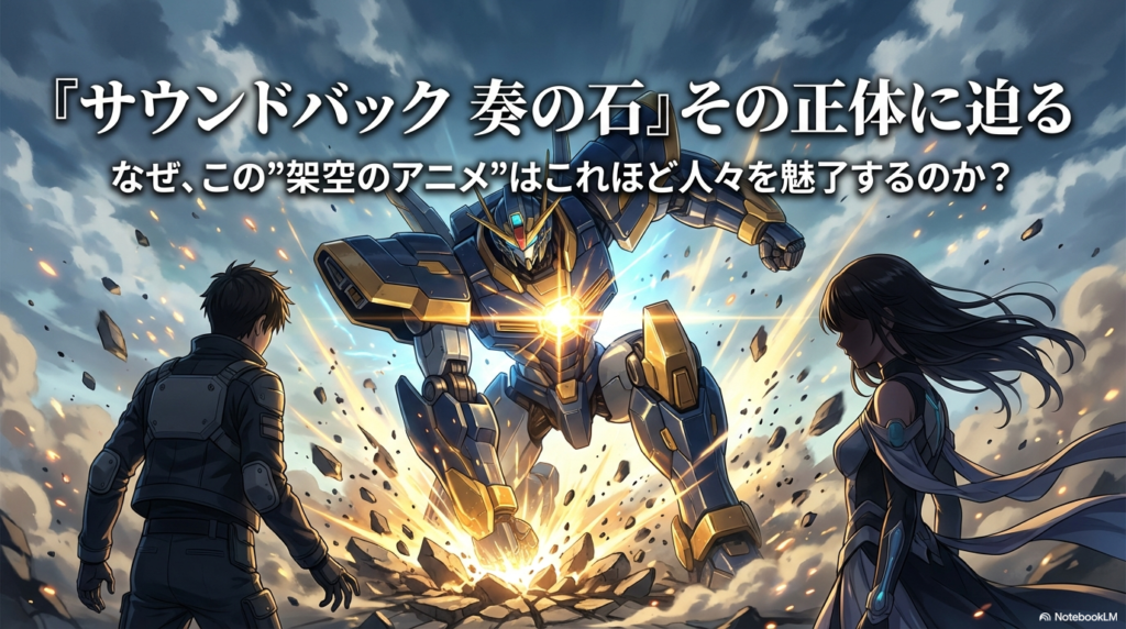 サウンドバックのアニメは実在する？配信や声優情報を徹底解説！