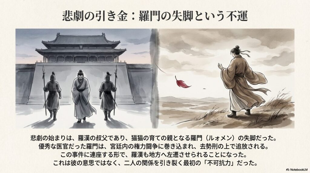 「すべてを狂わせた空白の半年間」という文字と、互いの状況を知る術がなかった二人の断絶。