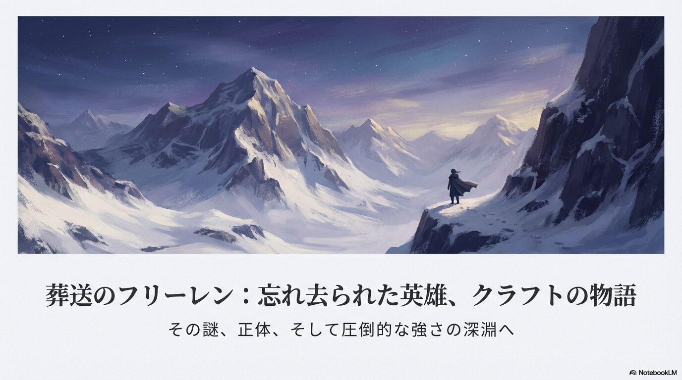 葬送のフリーレンのクラフトを徹底解説！声優や正体、強さの秘密