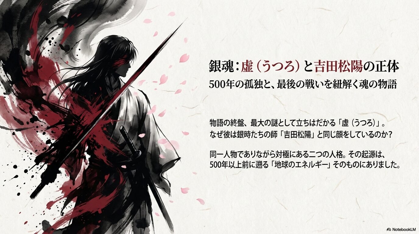 【銀魂】虚（うつろ）と吉田松陽の正体とは？不死の謎と朧との因縁を考察