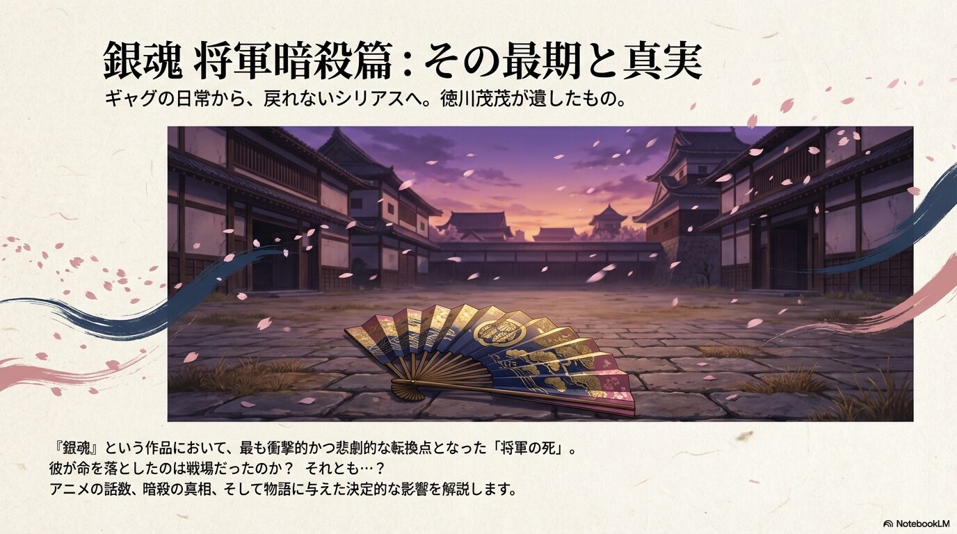 銀魂で将軍の死亡は何話？茂茂の最期や暗殺の犯人を徹底解説