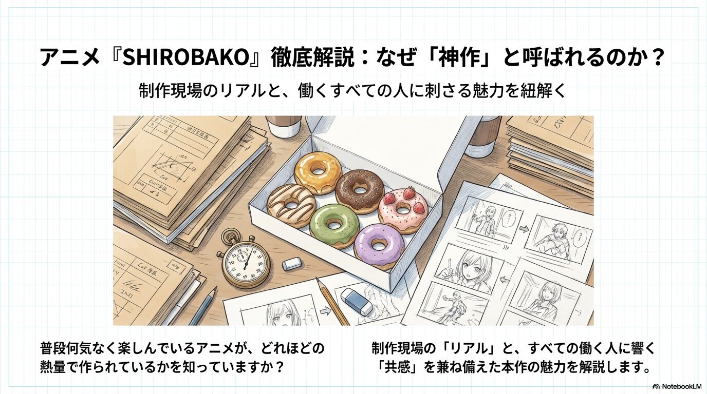 アニメ『SHIROBAKO』はなぜ神作なのか？制作現場のリアルと、働くすべての人に刺さる魅力を徹底解説