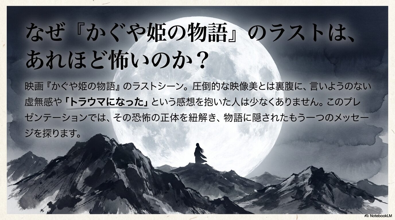 『かぐや姫の物語』ラストが怖い理由は？月に帰るシーンの意味と捨丸との結末を徹底考察