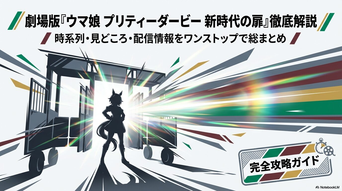 【ウマ娘】アニメ・映画の見る順番は？『新時代の扉』やseason3まで動画配信情報も解説