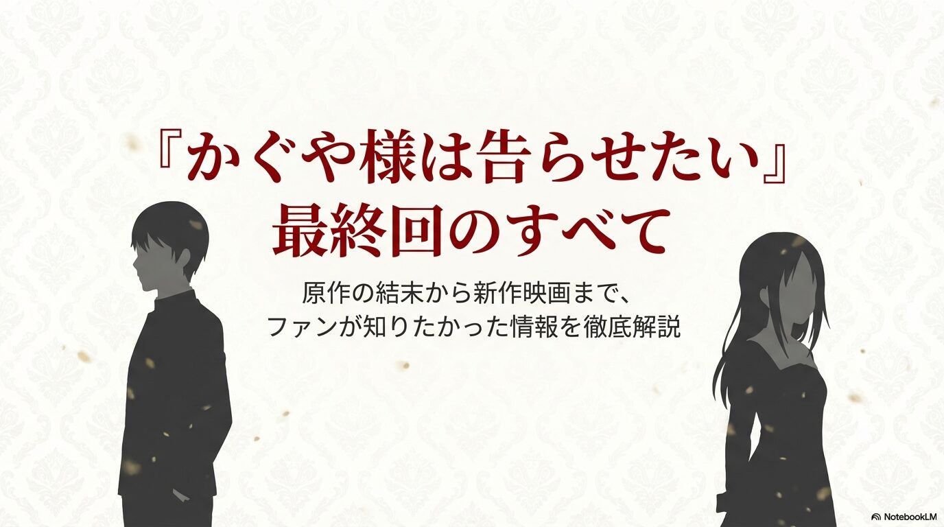 かぐや様は告らせたいの最終回ネタバレ！漫画の結末やアニメの続きはどうなる？