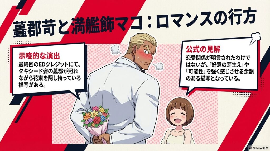 蟇郡苛と満艦飾マコ：ロマンスの予感